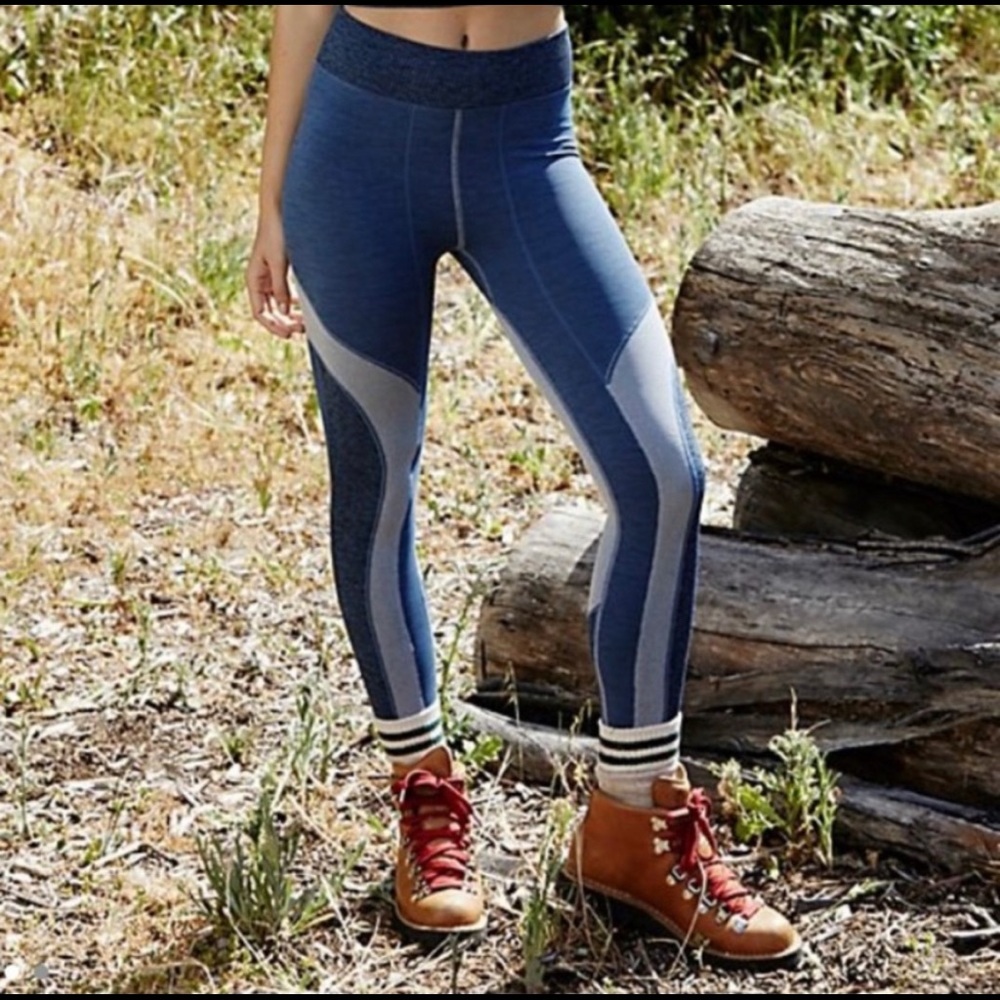 Free People High Rose Pop Lift Leggings